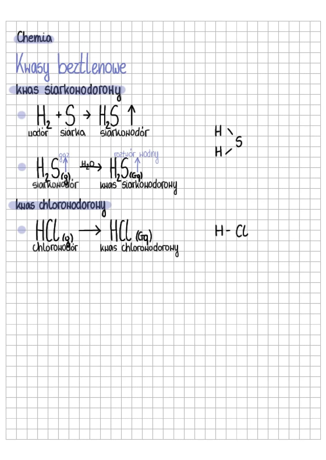 Chemia
Kwasy tlenowe
kwas węglowy
CO, + H,Ộ → H,O,
HO
khas starkony (IV)
IV
ŠO₂ + H₂O → H₂SO₂
Kwas siarkowy (VI)
VI
VI
SO₂ + H₂O → H₂SO
↳ 25