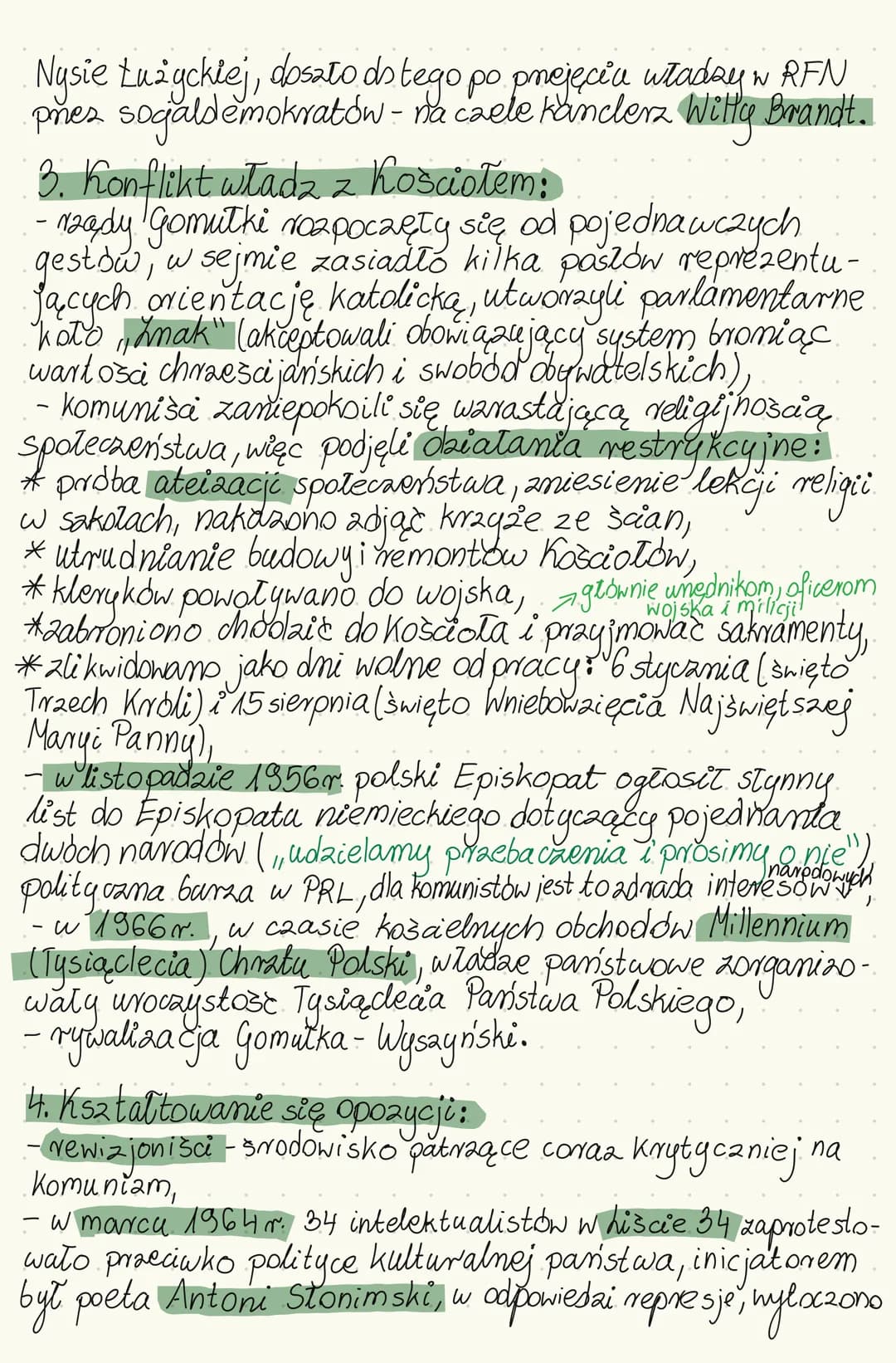 Mala stabilizacja
za Gomułki
11. Raady Gomulki:
- od tytutu satuki Tadeusza Rozewicza zaczę to okne-
slac czas roadów Gomułki mała stabiliza