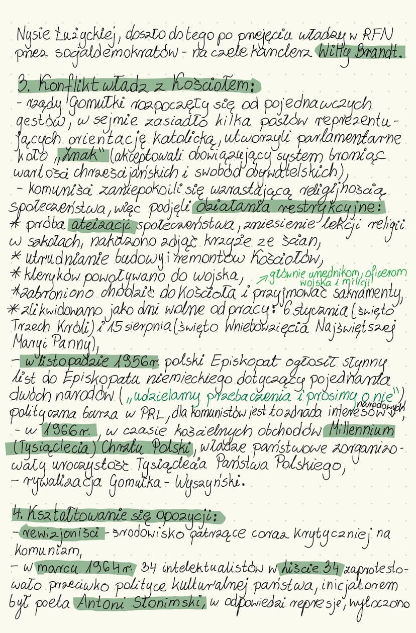 Mala stabilizacja
za Gomułki
11. Raady Gomulki:
- od tytutu satuki Tadeusza Rozewicza zaczę to okne-
slac czas roadów Gomułki mała stabiliza