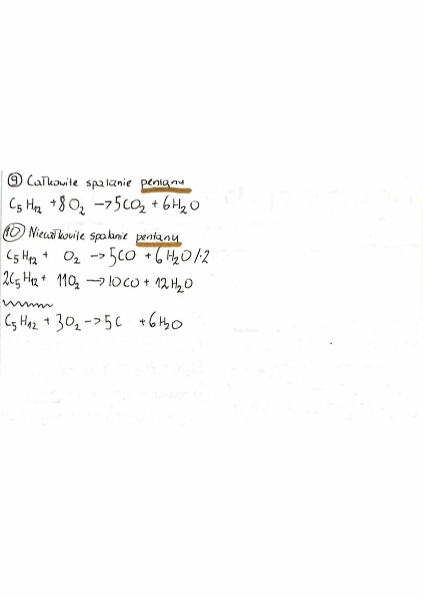Reakcje spalania alkanów
Spalanie całkovite:
-700₂ +4₂0
Spalanie niecałkowite
- Co theo
حابا
-> C + H₂O
c
(3) Spalanie całkowite elanu
C₂H₂ 