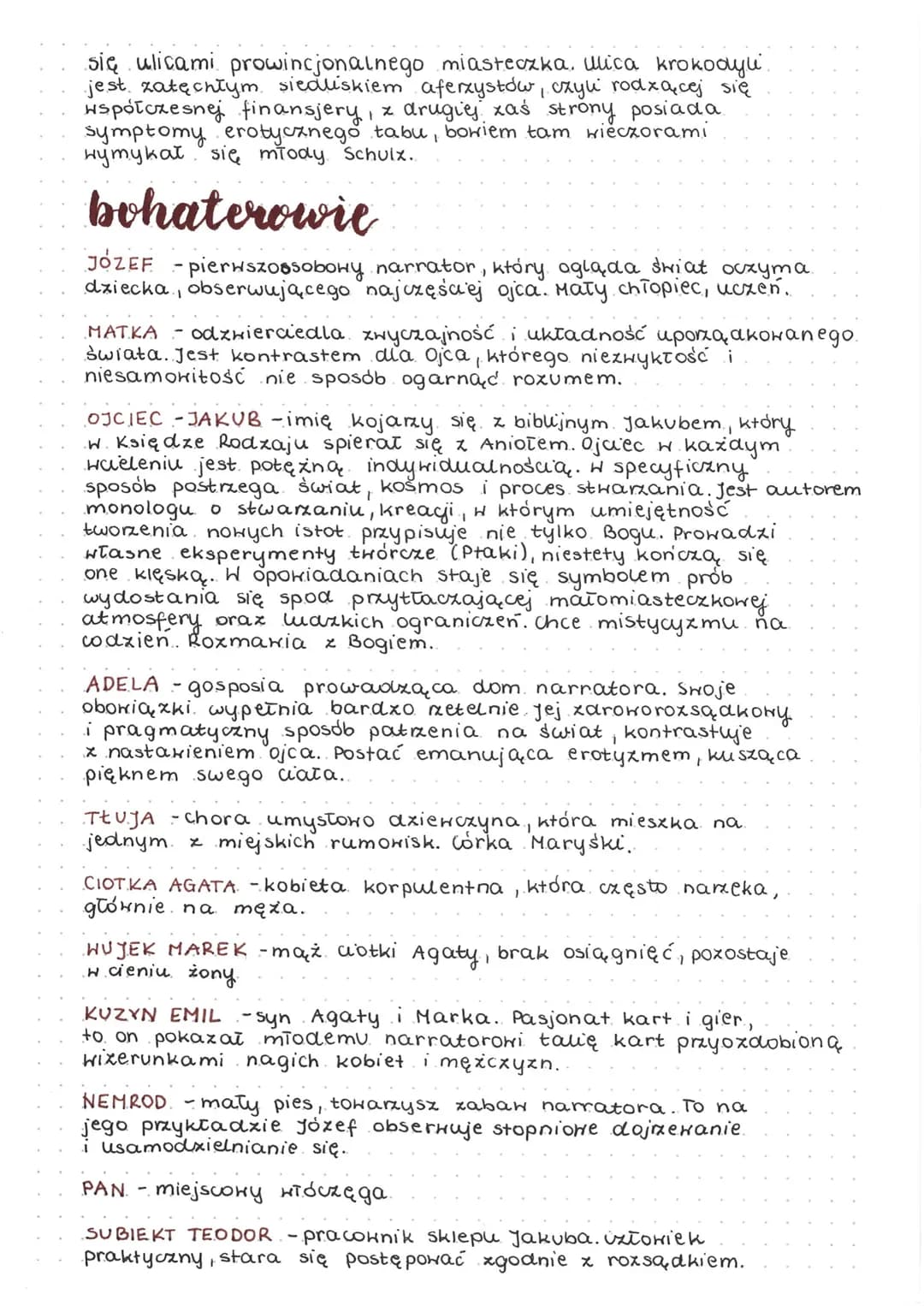 sklepy
cynamonowe
BRUNO
SCHULZ
geneza
Bruno Schulz zaczął pisać około roku. 1925. Jego pierwszy znany
utwór, Noc lipсowa pochodzi z roku 192
