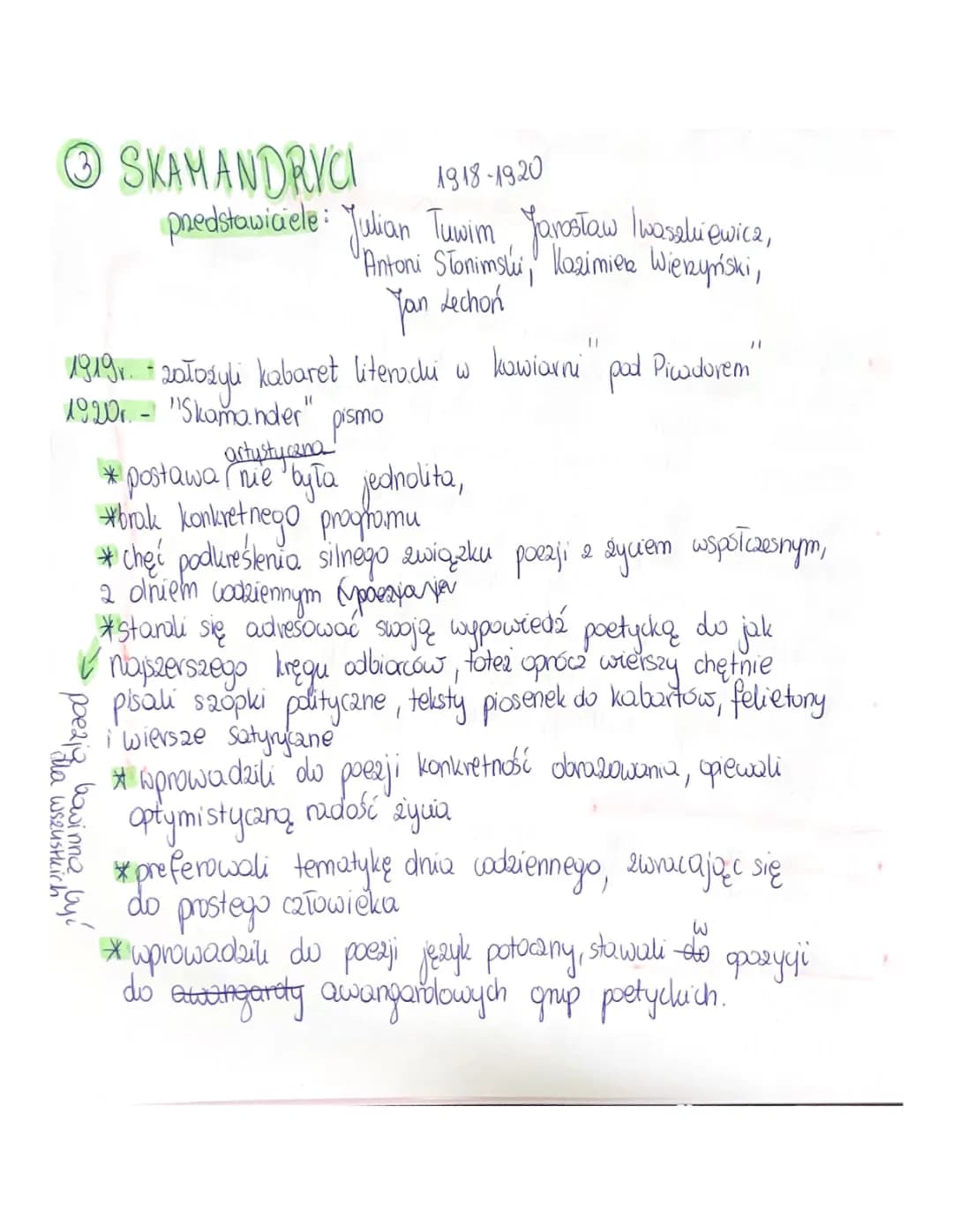 Skamandryci i Awangarda Krakowska: Cechy, Wiersze i Biografia Juliana Tuwima