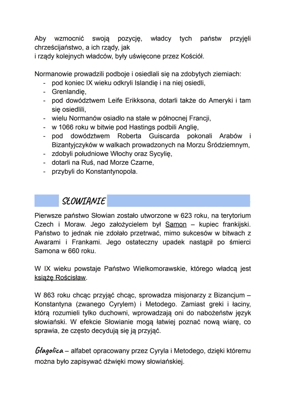 POCZĄTKI ŚREDNIOWIECZA
BIZANCJUM
Po upadku Cesarstwa Zachodniego na wschodzie udało się zachować
ciągłość władzy cesarskiej i instytucji ora