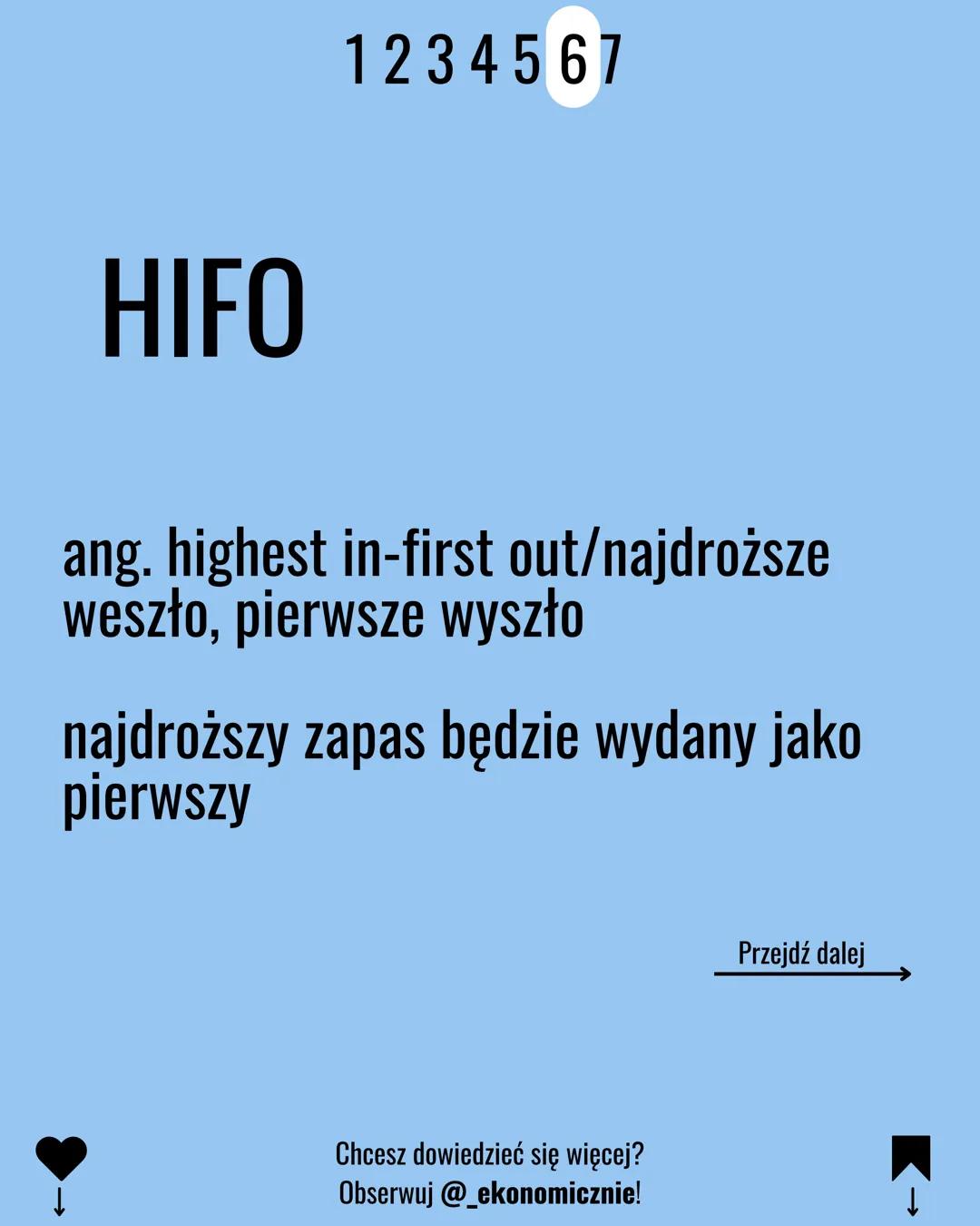 1234567
EKA.04
METODY
WYDAWANIA
ZAPASÓW
Chcesz dowiedzieć się więcej?
Obserwuj @_ekonomicznie!
WHITE
BLACK
WHITE
BLACK
K→
BLACK 1234567
FIFO