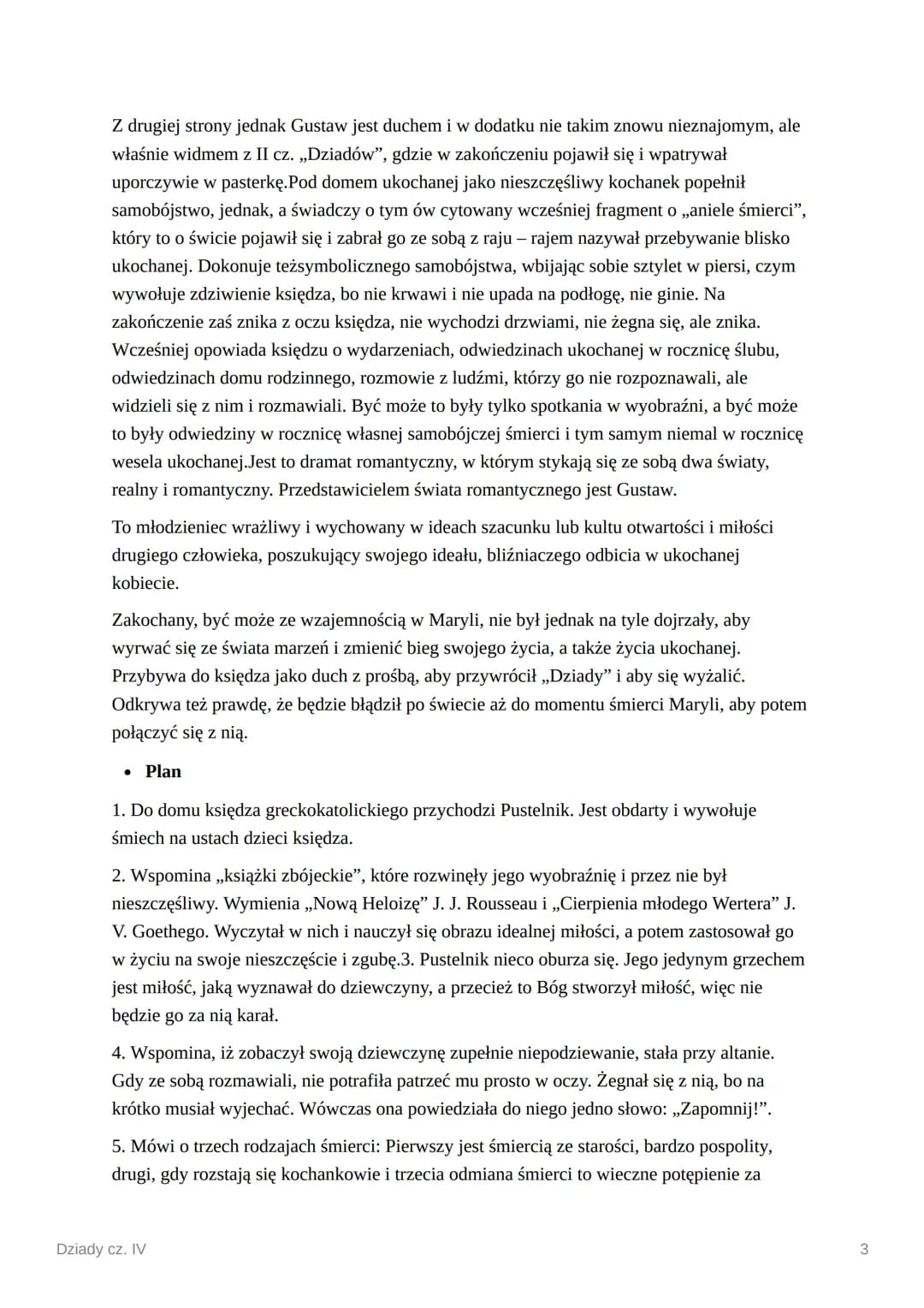 Dziady cz. IV
DZIADY CZ. IV
• Biografia autora
Adam Mickiewicz to poeta romantyczny, żył i tworzył w latach 1798-1855. Urodził się w
Zaosiu 