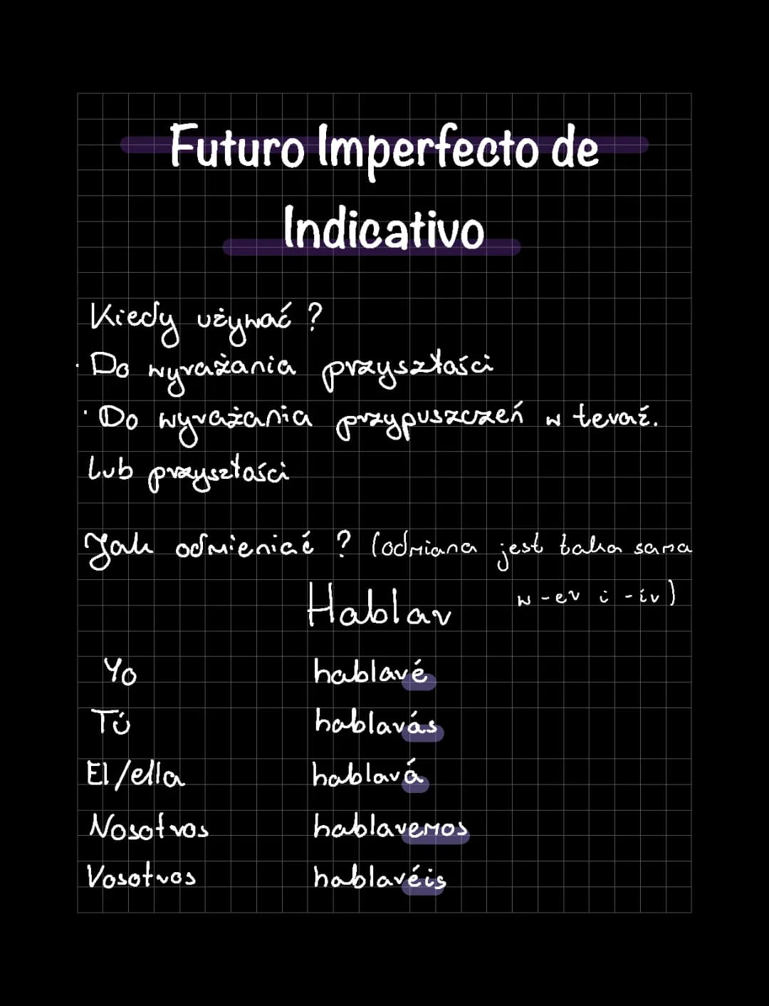 Hiszpański Futuro Simple i Imperfecto - Odmiana i Ćwiczenia