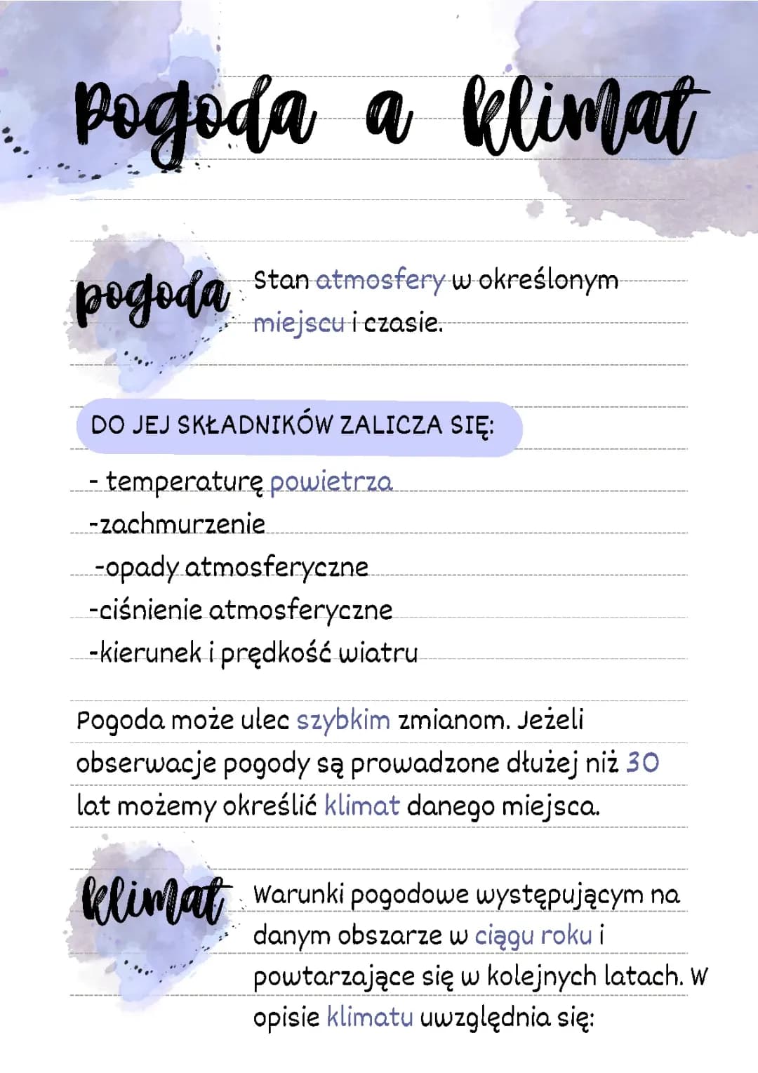 Pogoda a klimat