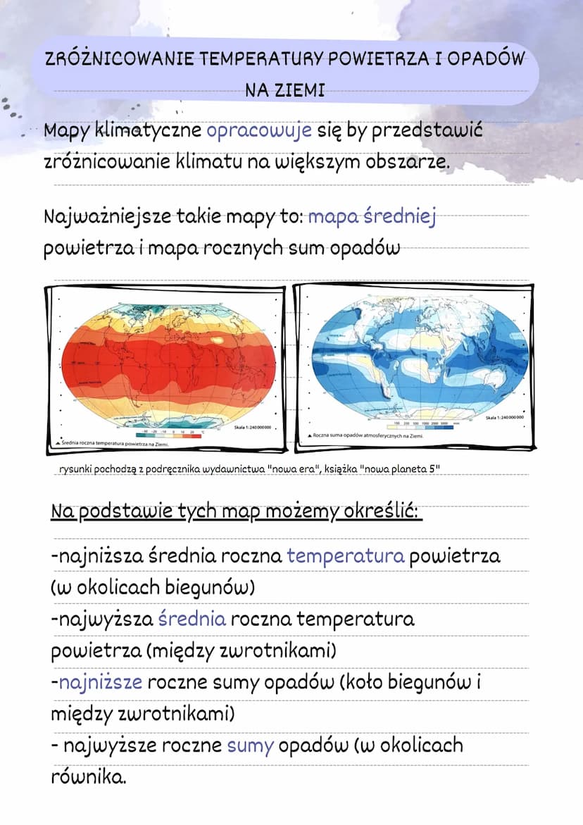 pogoda a klimat
Stan atmosfery w określonym
miejscu i czasie.
pogoda
DO JEJ SKŁADNIKÓW ZALICZA SIĘ:
- temperaturę powietrza
-zachmurzenie
-o