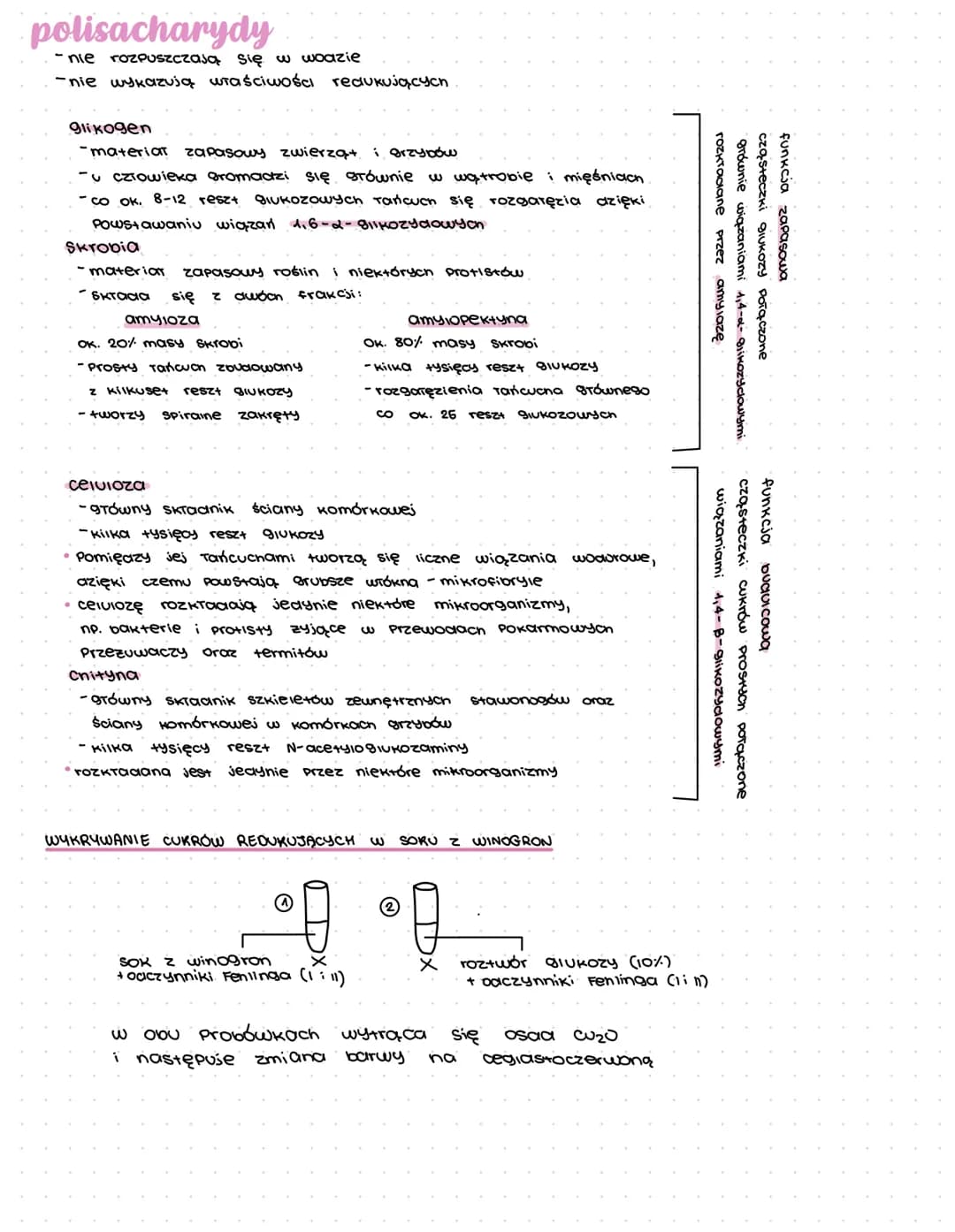 monosacharydy
- zawierają od 3 do 8 atomów węgia
Kazay ma kilka grup -OH i jedną grupę karbonylową: - CHO (aldozy) lub -CO- (Ketozy)
H
H-C-O
