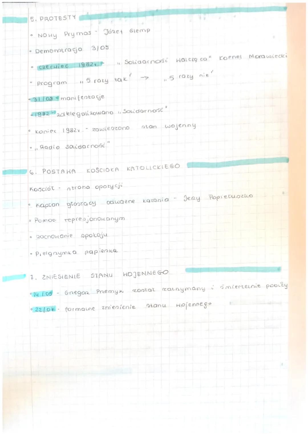 ^ NPROWADZENIE STANY HOJENNEGO
STAN NOJENNY
13/12 1981 - ogtoozenie stanu
- Włodza w państwie Zontaca prejeta przez Hojakowa
Rade
Ocalenia N