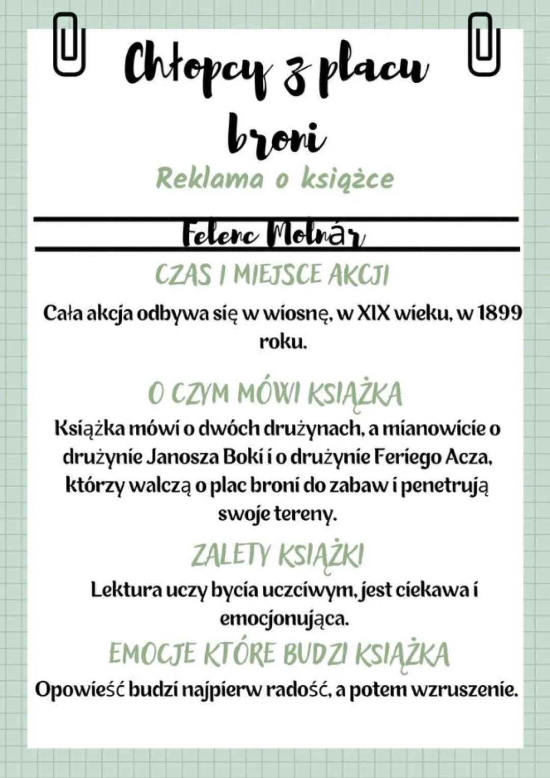 Przygody chłopców z placu broni