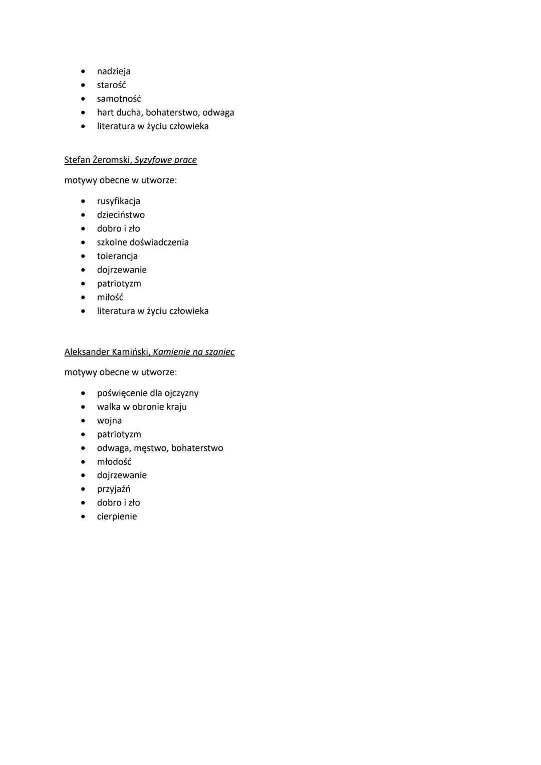 Motyw - element rzeczywistości przedstawionej w utworze (element konstrukcji świata
przedstawionego), na przykład zdarzenie, postać, przedmi