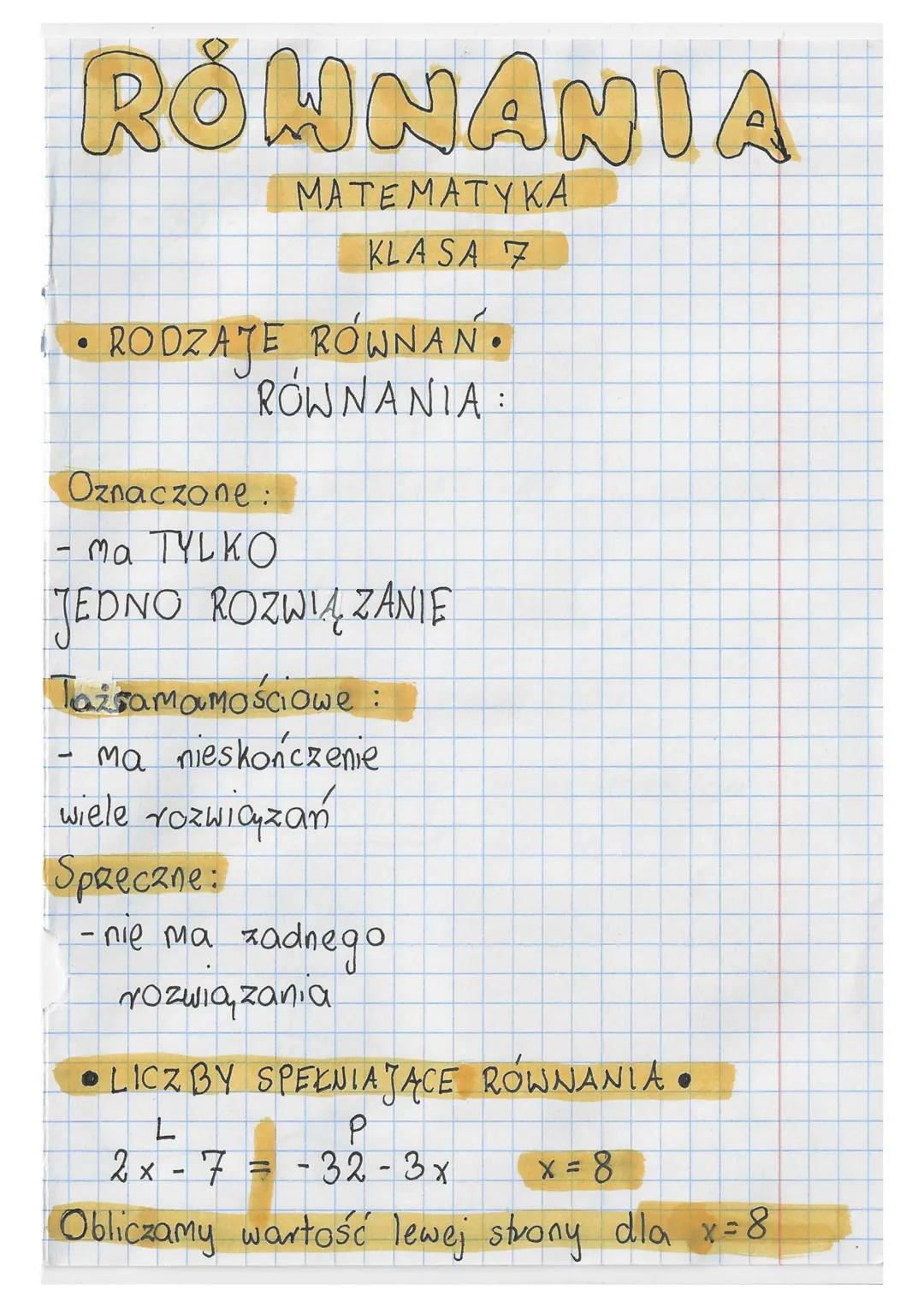 Równania - Praktyczne Porady i Wskazówki