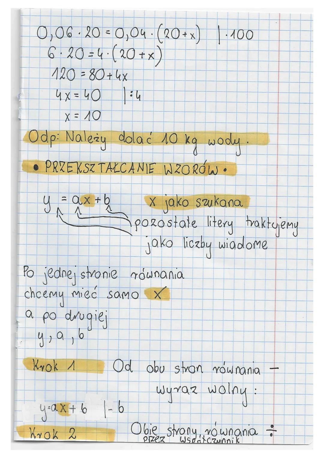 --- OCR Start ---
RONNANIA
ΜΑΤΕΜΑΤΥΚΑ
KLASA 7
• RODZAJE RÓWNAN.
RÓWNANIA:
Oznaczone:
- Ma TYLKO
JEDNO ROZWIĄZANIE
Tazsamamościowe:
ma niesko