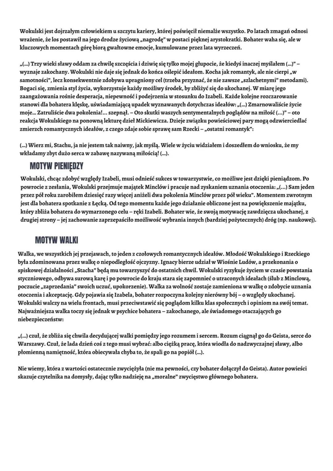 Lalka - Streszczenie i Najważniejsze Informacje