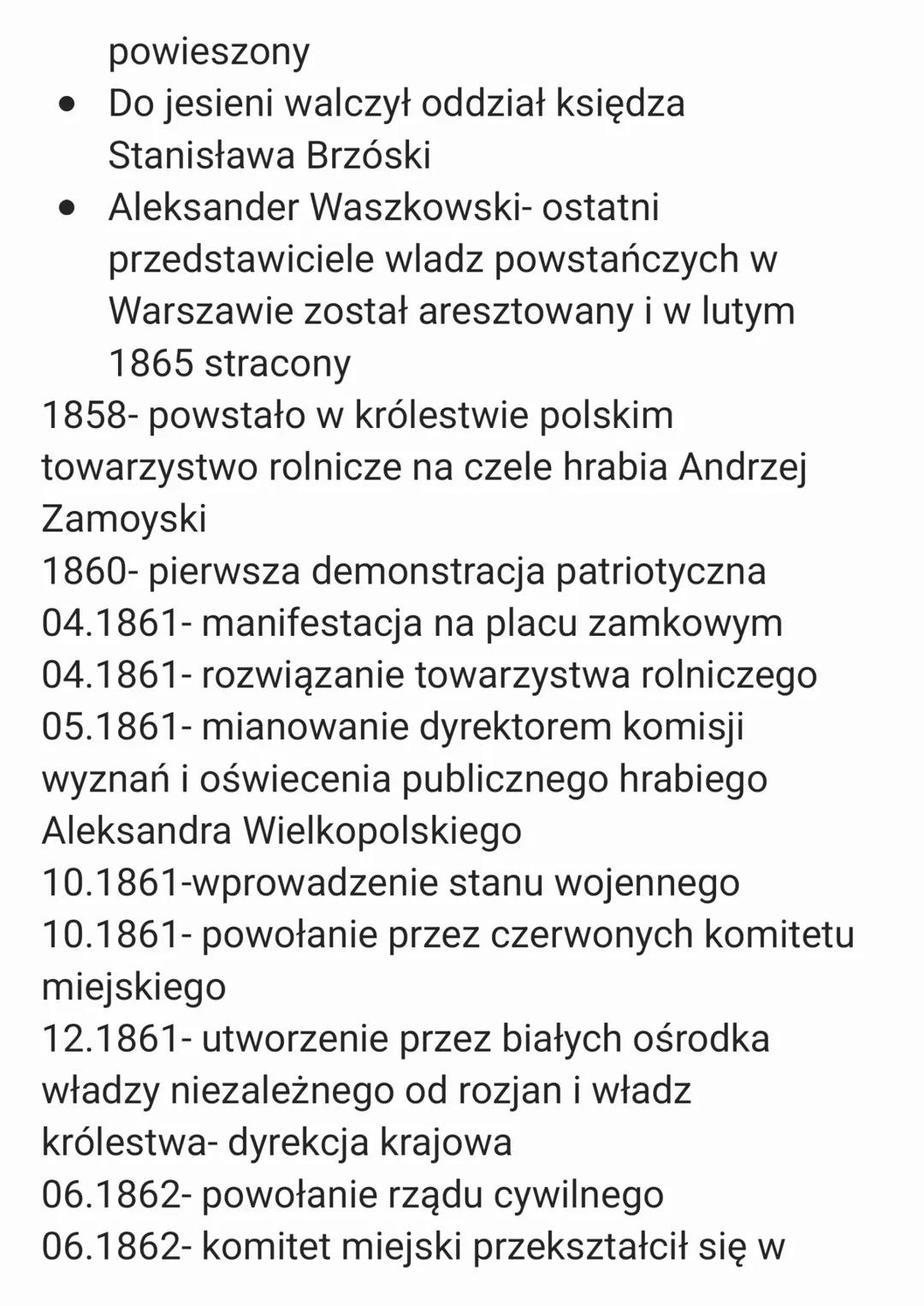 1 geneza powstania styczmiowego
• Klęska Rosji w wojnie krymskiej przyczyniła
się się złagodzenia polityki caratu tzw odwilż
posewastopolską