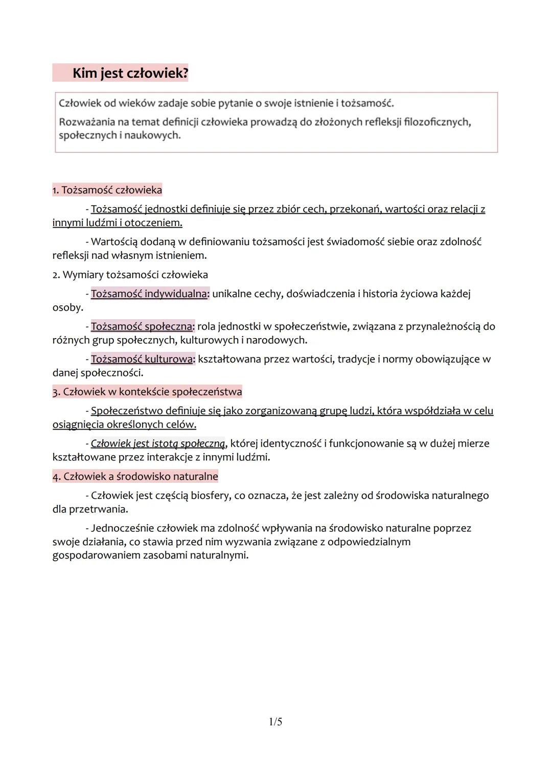 Kim jest człowiek?
Człowiek od wieków zadaje sobie pytanie o swoje istnienie i tożsamość.
Rozważania na temat definicji człowieka prowadzą d