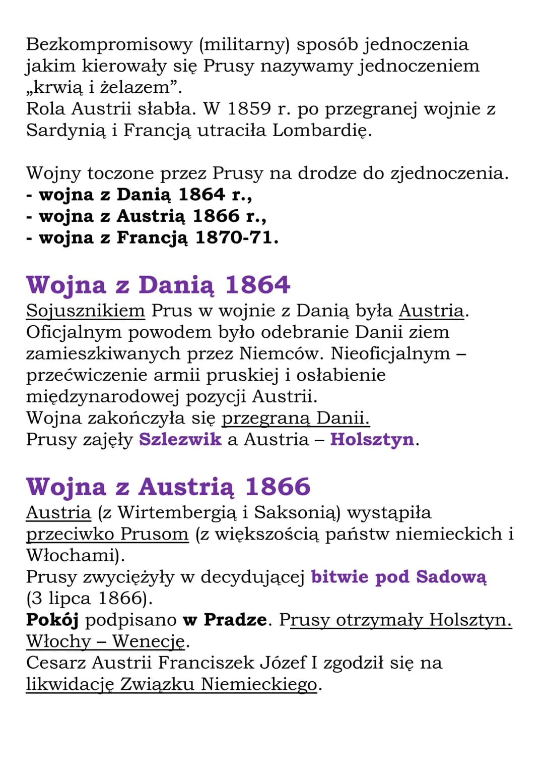 Zjednoczenie Niemiec
W roku 1806 upadła Rzesza Niemiecka.
W latach 1806-1815 istniał Związek Reński (pod
przewodnictwem Napoleona).
Od 1815 