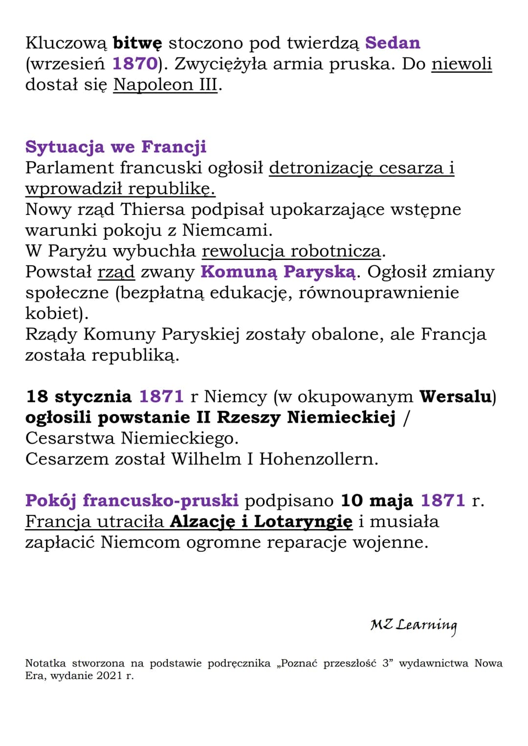 Zjednoczenie Niemiec
W roku 1806 upadła Rzesza Niemiecka.
W latach 1806-1815 istniał Związek Reński (pod
przewodnictwem Napoleona).
Od 1815 