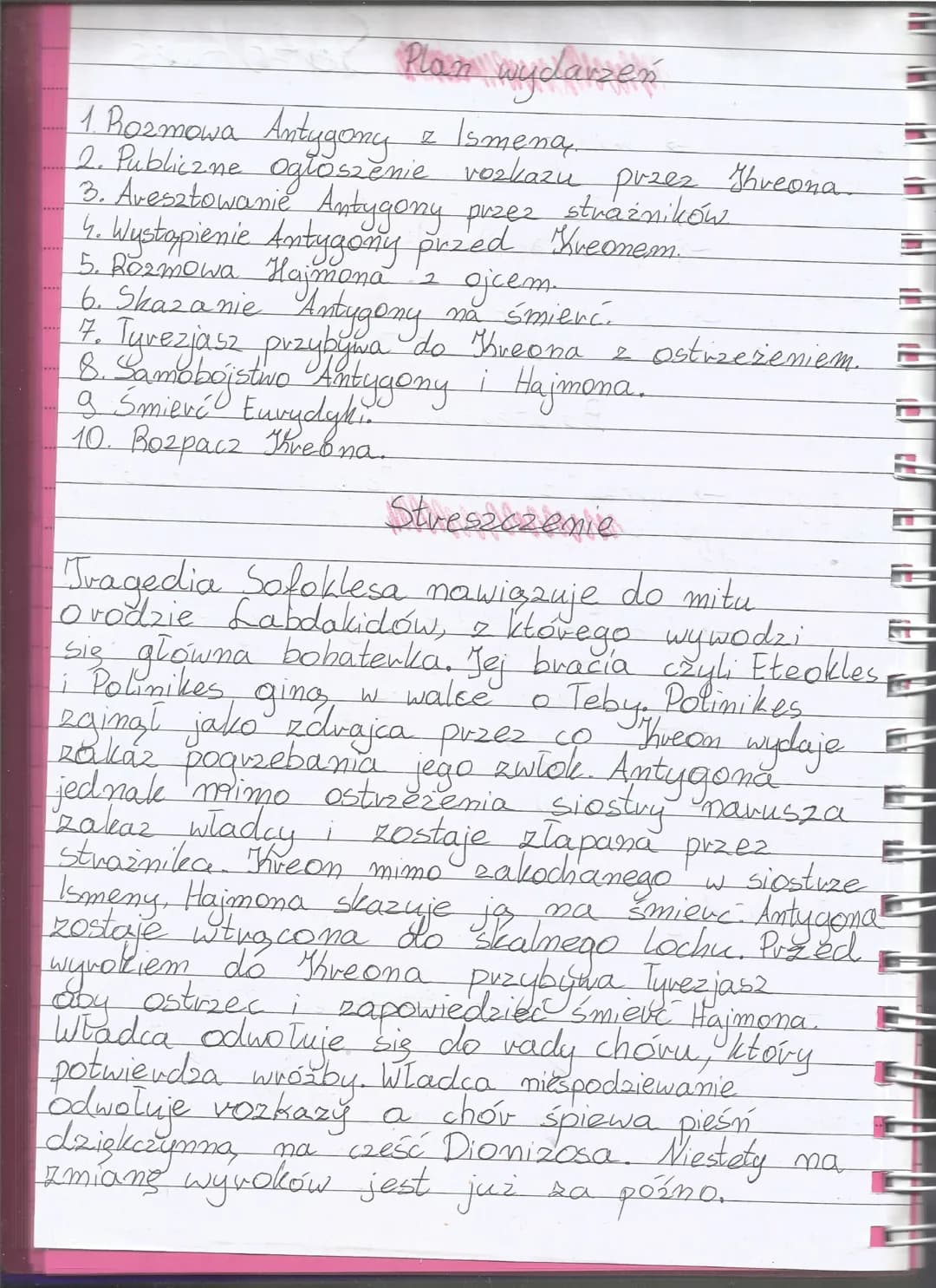 
<p>Antygona to dramat Sofoklesa, który jest częścią cyklu tebańskiego, a wydarzenia w nim nawiązują do mitu Labdakidów. Jest to tragedia an