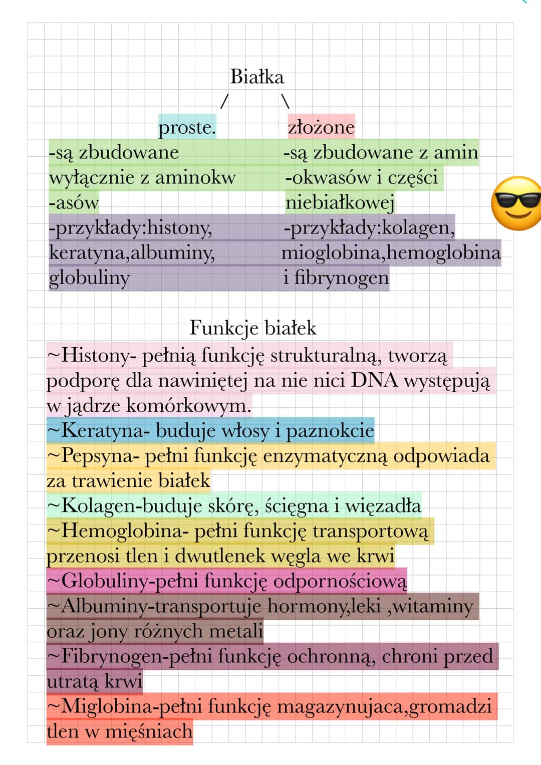Białka-budulec życia
Białka są to związki organiczne zbudowane z
aminokwasów. Jeden łańcuch polipeptydowy może
liczyć nawet kilka tysięcy am