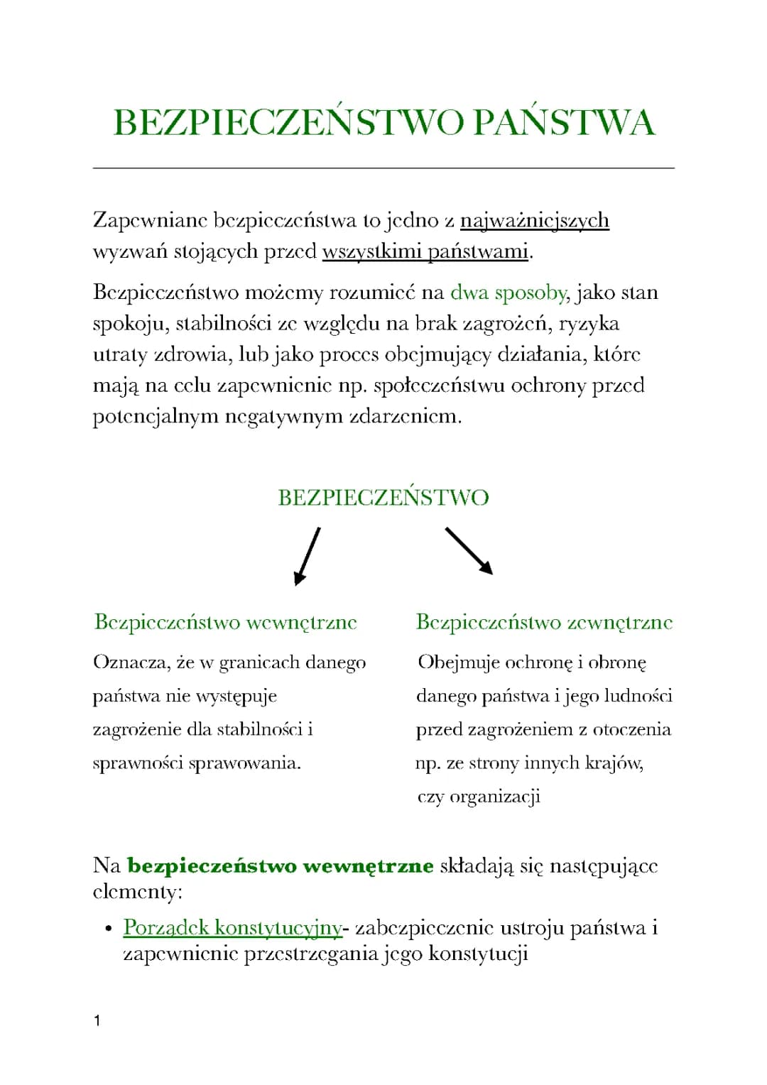 Bezpieczeństwo państwa