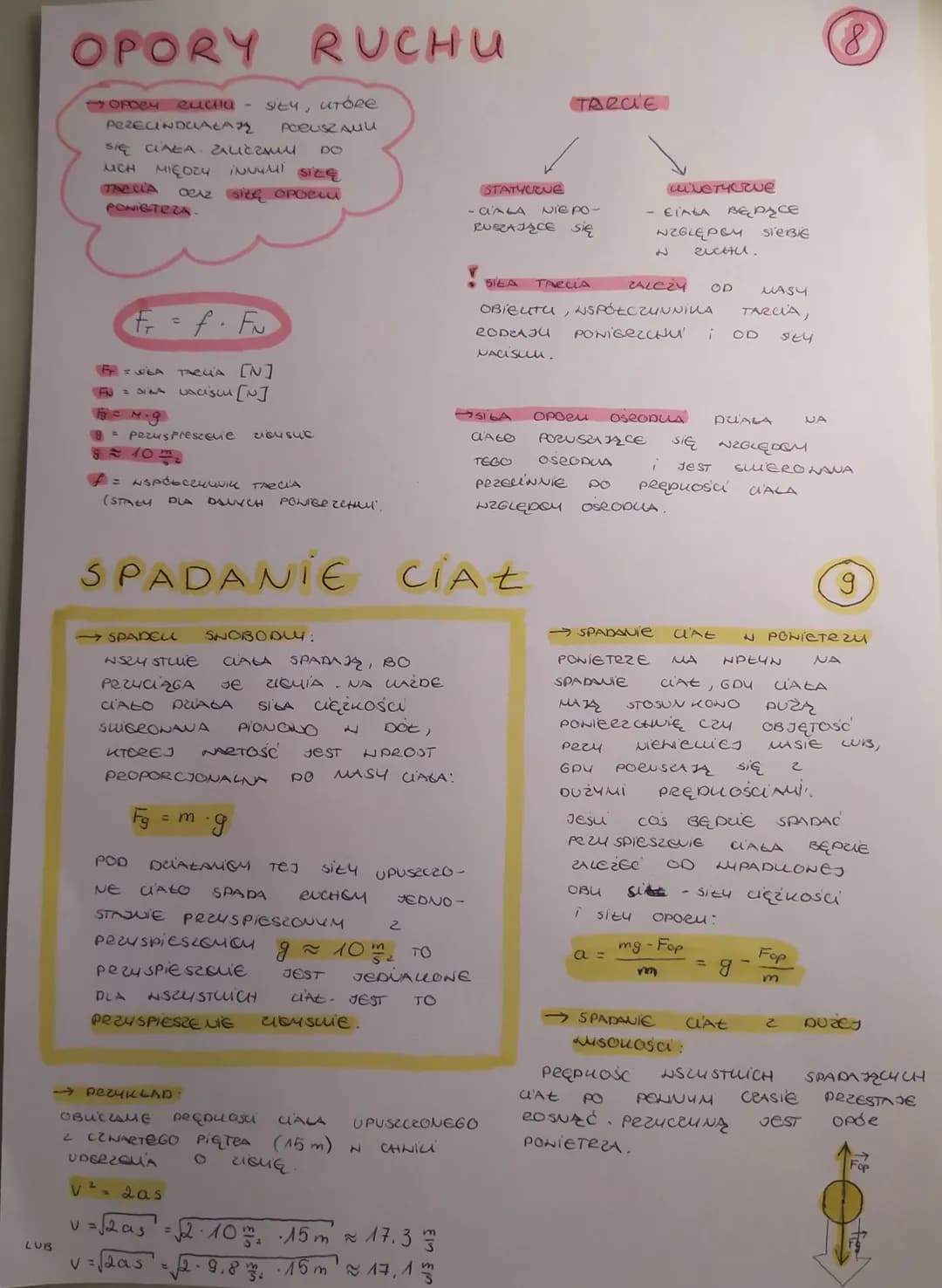 LUB
OPORY RUCHU
10p004 eucha - SEY, UTÓRe
PRZECINDULIAŁA 2 PORUSZAMU
się CIAŁA ZALICZA
DO
LICH
MIĘDZY
INNYMI
The CLA
PONIGTEZA.
F = f Fu
Fr 