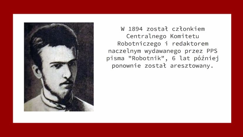 
<p>Józef Piłsudski urodził się 5 grudnia 1867 r. w Zuławie pod Wilnem. Podczas studiów medycznych związał się z socjalistyczno-rewolucyjnym