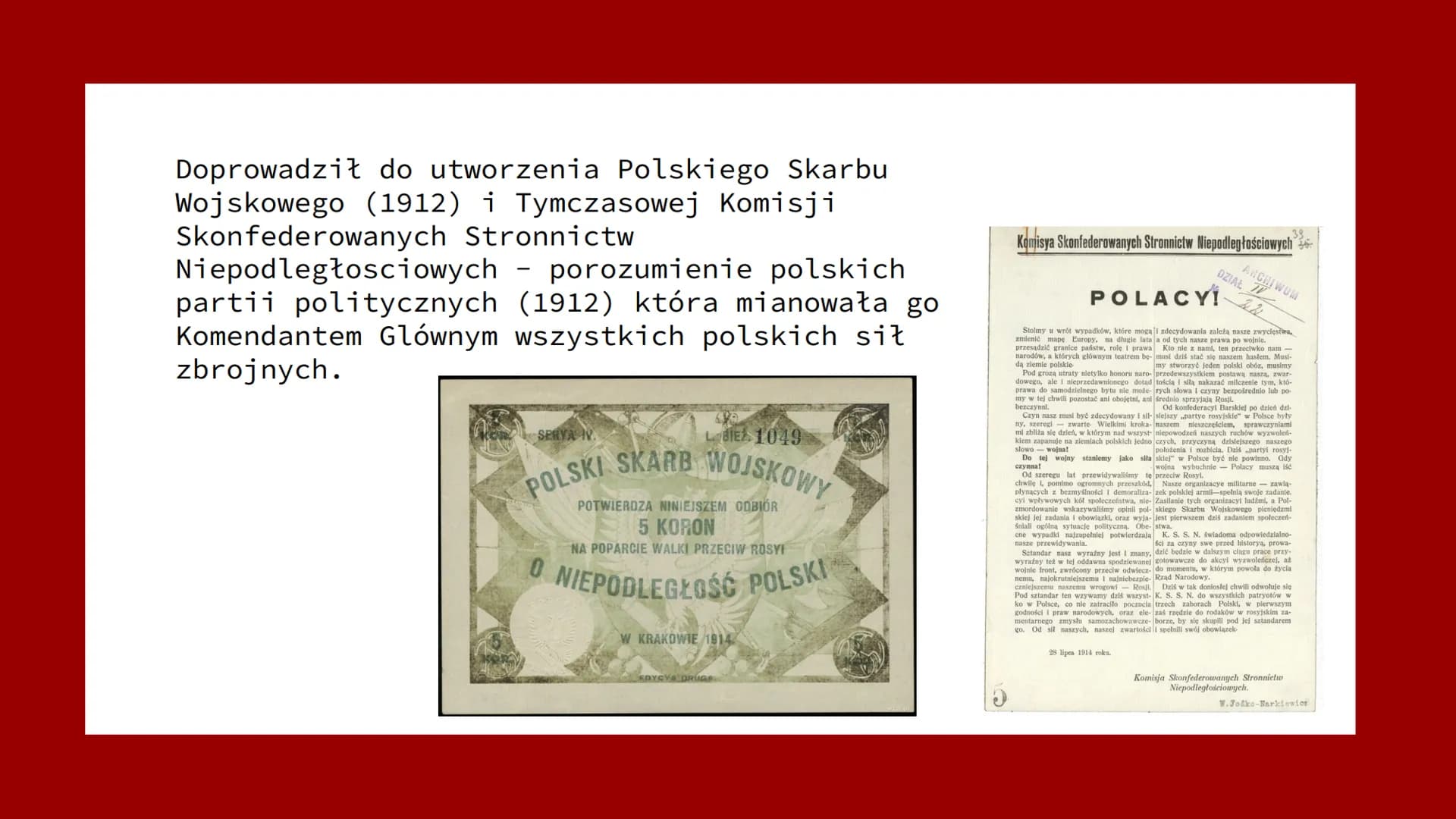 
<p>Józef Piłsudski urodził się 5 grudnia 1867 r. w Zuławie pod Wilnem. Podczas studiów medycznych związał się z socjalistyczno-rewolucyjnym