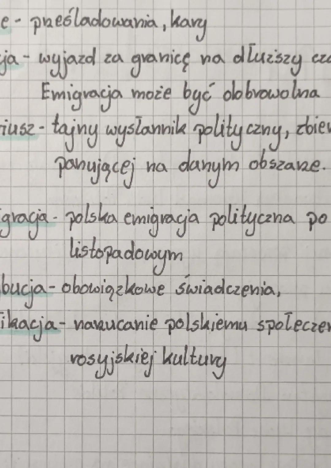 # Polacy po powstaniu listopadowym

1831r. - upadek powstania listopadowego
1832r.- powstanie Towarzystwa Demokratycznego Polskiego
1835r. -
