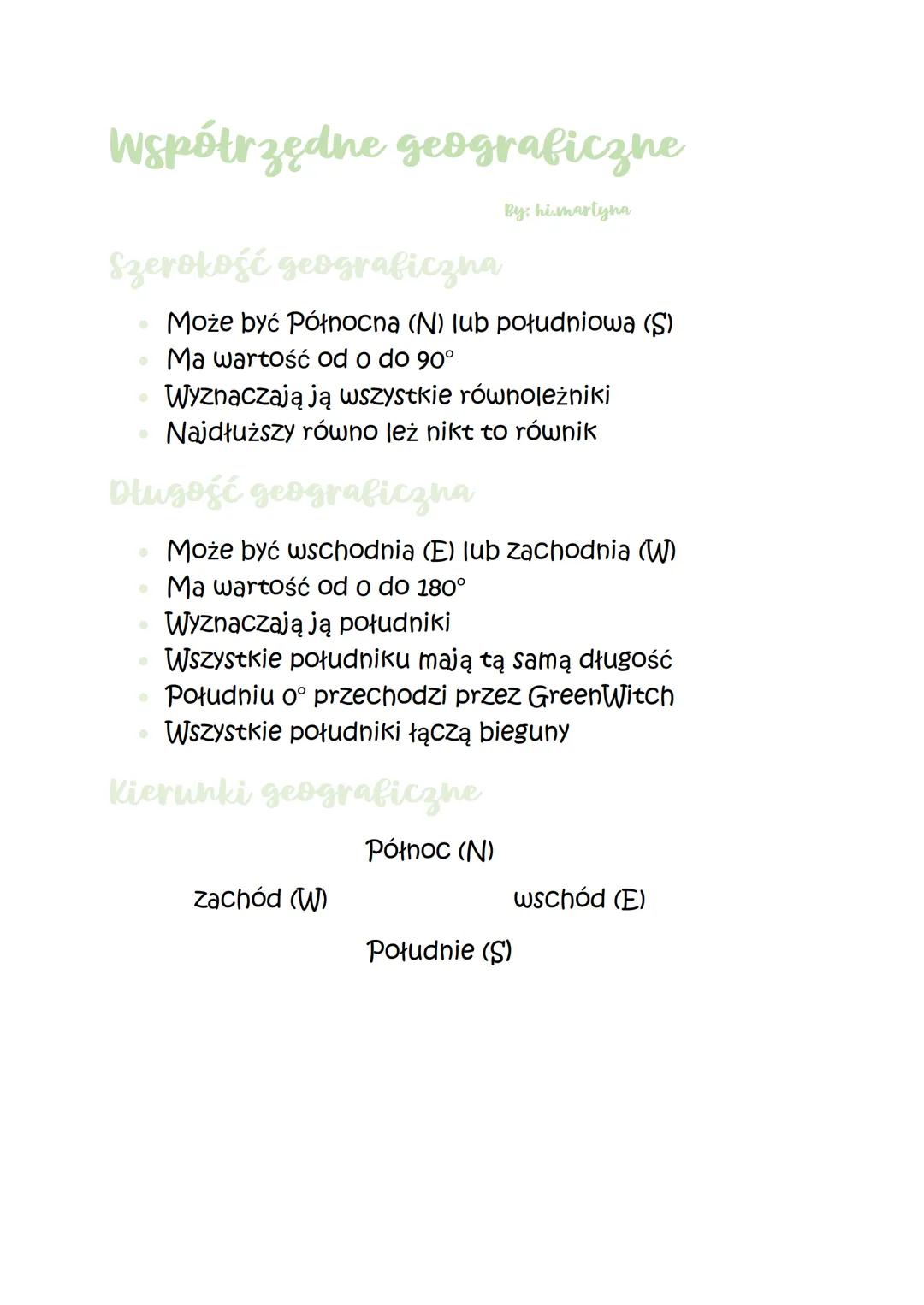 Czym są współrzędne geograficzne?