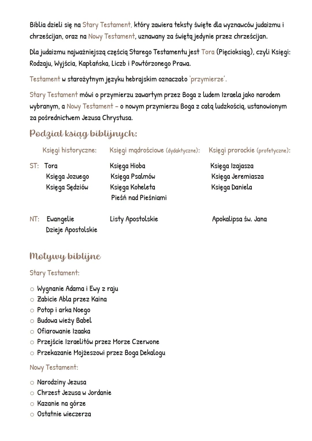 Biblia kilka anonimowych autorów
Wstęp
Biblia była jednym z najważniejszych źródeł kultury europejskiej i do dziś należy do
najsilniej oddzi