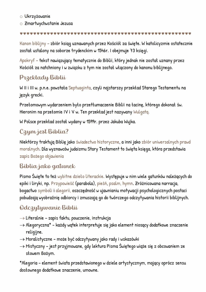 Biblia kilka anonimowych autorów
Wstęp
Biblia była jednym z najważniejszych źródeł kultury europejskiej i do dziś należy do
najsilniej oddzi