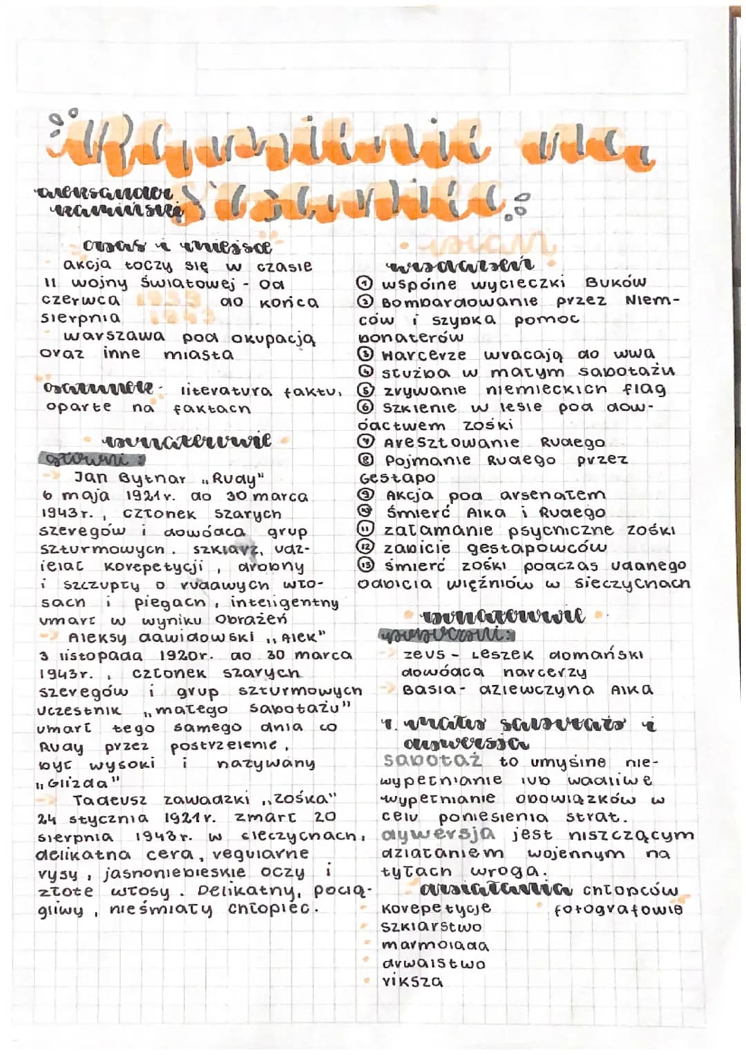 Edunianić vida
coas Thiessa
akcja toczy się
11 wojny światowej Oa
aversandor
czerwca
sierpnia
czasie
warszawa pod okupacja
ovaz inne miasta
