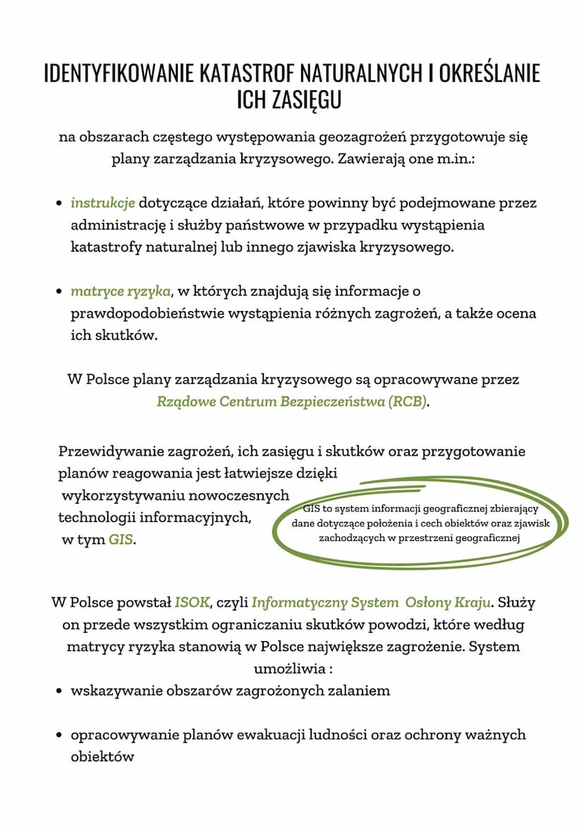 GEOZAGROŻENIA
GEOZAGROŻENIA
geozagrożenia to zjawiska i procesy geologiczne, meteorologiczne
oraz hydrologiczne, które są niebezpieczne dla 