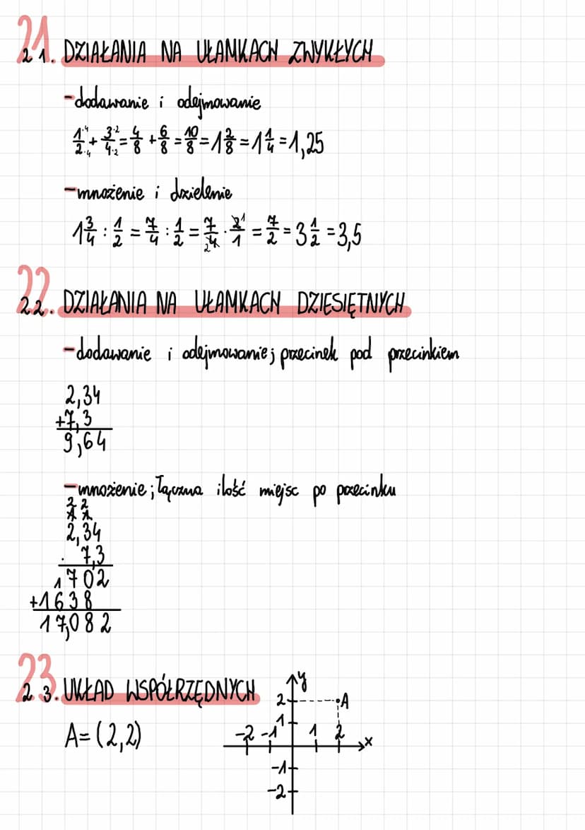 MATEMATYKA
es
1. ŚREDNIA ARYTMETYCZNA
Suma danych np: 6,4₁2,₁3 = 6+4+2+3 = 4/7 - 37 = 3,75
liczba danych,
2. MEDIANA
• jeśk ilość liczb jest