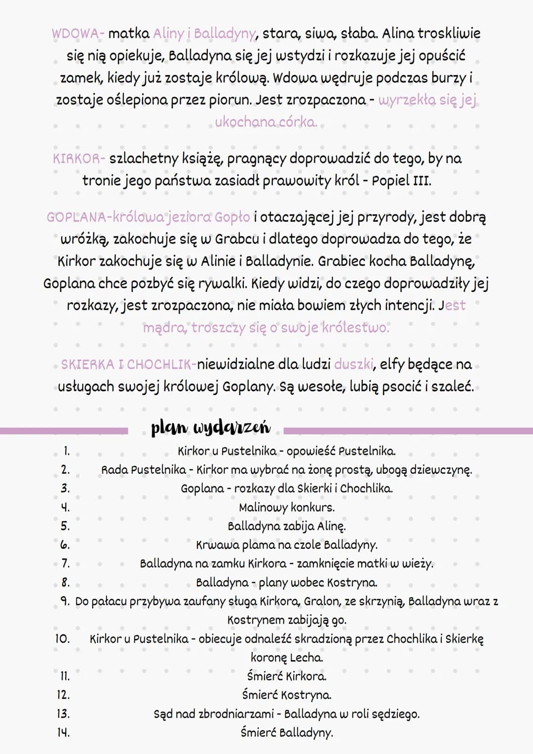•
●
BALLADYNA
JULIUSZ SŁOWACKI
GATUNEK-tragedia
RODZAJ- dramat
-
O
●
·
•
●
•
·czas i miejsce akcji
Czas: Legendarne czasy za panowania władc