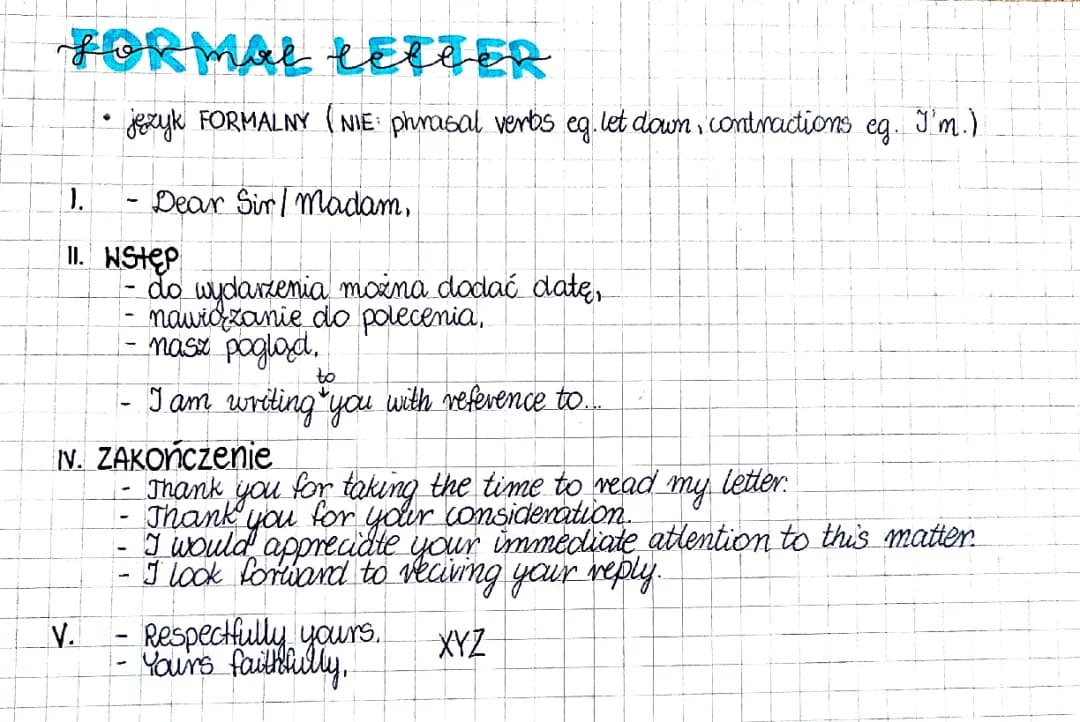 How to Write a Formal Letter in English: Examples and Phrases