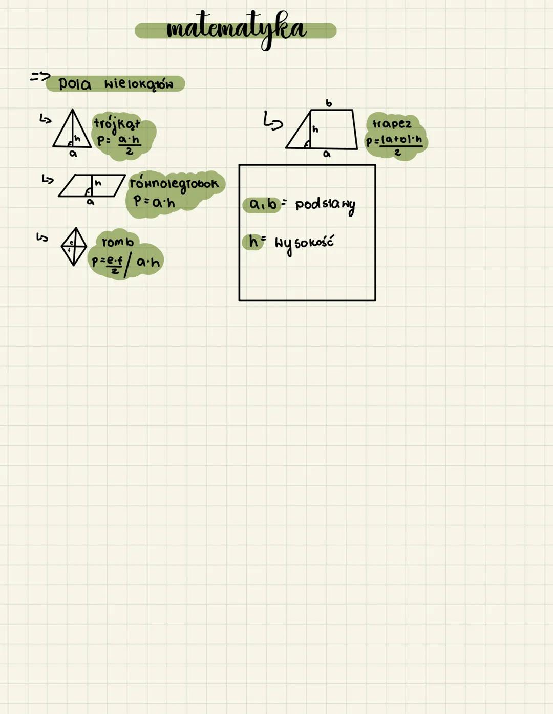 => rodzaje i cechy czworokątów
P
B
V
r
:
p= podstana
;
ramię
2 trapez to czworokąt,
X alfa
matematyka
Prekątne
są prostopadre
który ma conaj