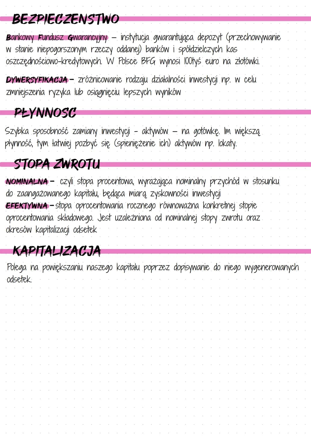 OSZCZEDZANIE
Oszczędzanie forma zbierania pieniędzy, bez ich pomnażania, często na określony cel.
Wyróżźnić można następujące motywy oszczed