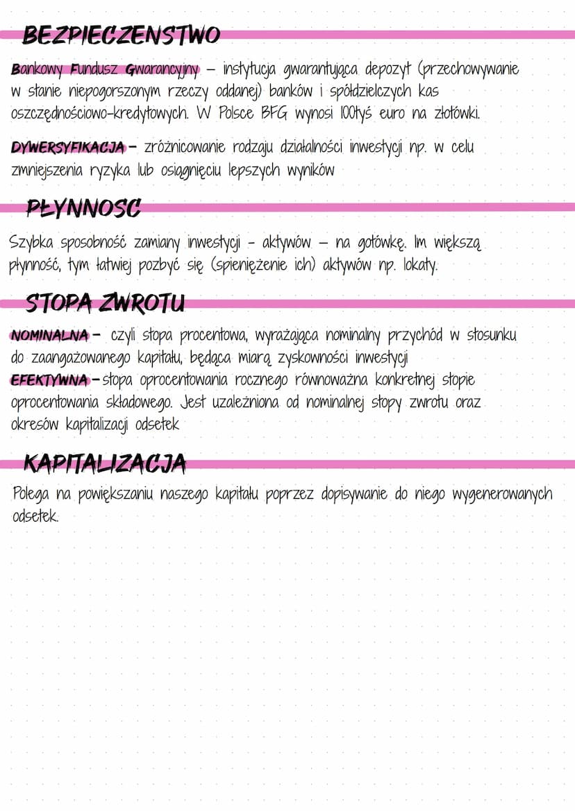 OSZCZEDZANIE
Oszczędzanie forma zbierania pieniędzy, bez ich pomnażania, często na określony cel.
Wyróżźnić można następujące motywy oszczed