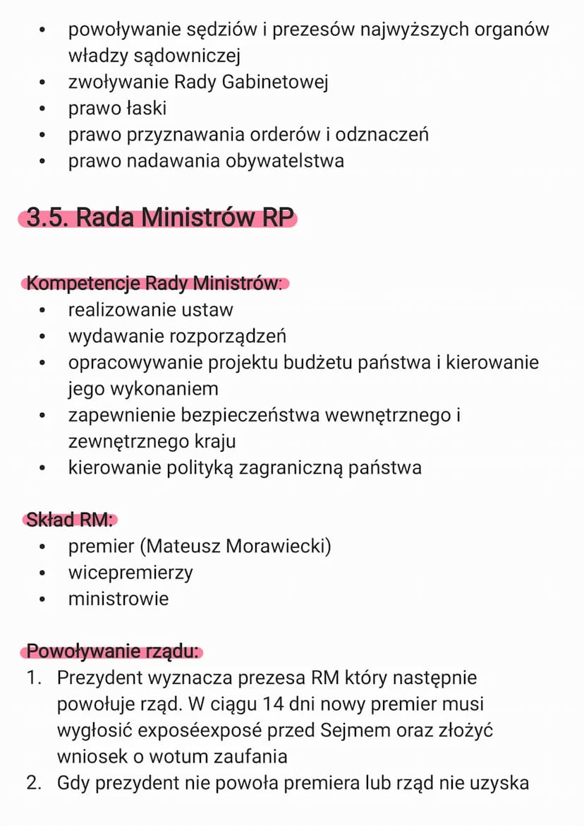 3. Organy władzy publicznej w
Polsce
3.1. Konstytucja Rzeczpospolitej Polskiej
Nazwa
Data
konstytucji uchwalenia
Konstytucja 3 3.05.1791
maj
