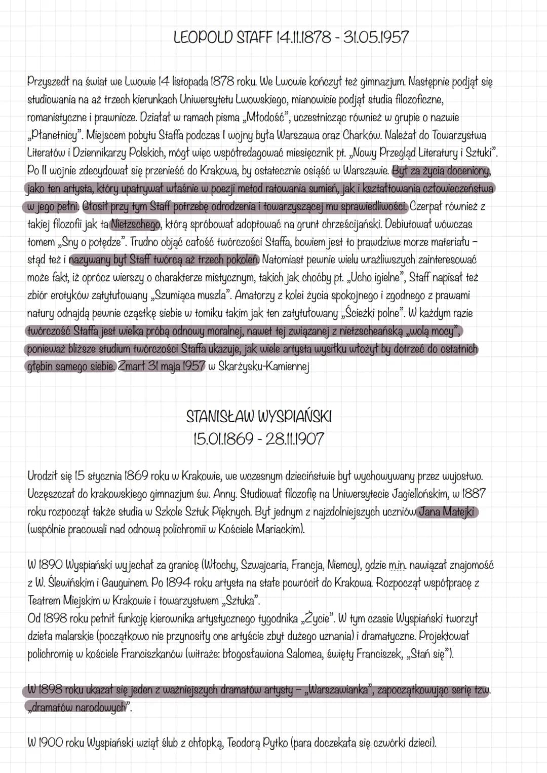 ●
●
●
>
•
MŁODA POLSKA
Nazwy epoki:
Młoda Polska - termin wprowadził młody publicysta Artur Górski (w innych krajach używano nazw
analogiczn