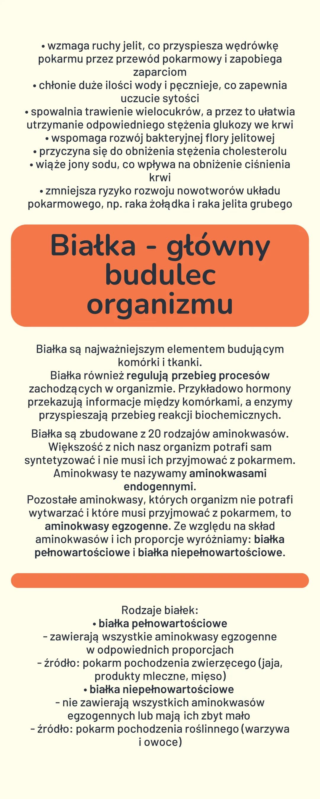 BUDOWA I FUNKCJE
UKŁADU
POKARMOWEGO
Cukry - główne
źródło energii
Cukry (węglowodany) to związki, których podstawową
funkcją jest dostarczen