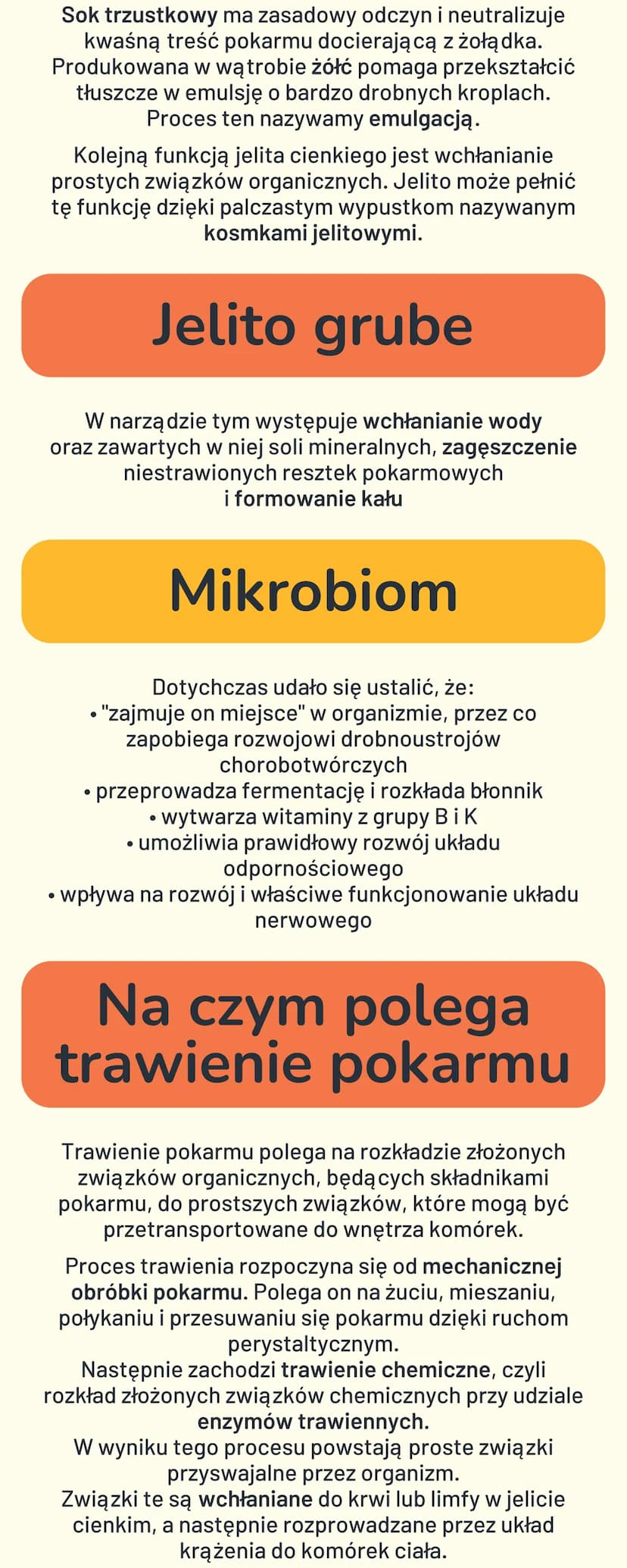 BUDOWA I FUNKCJE
UKŁADU
POKARMOWEGO
Cukry - główne
źródło energii
Cukry (węglowodany) to związki, których podstawową
funkcją jest dostarczen