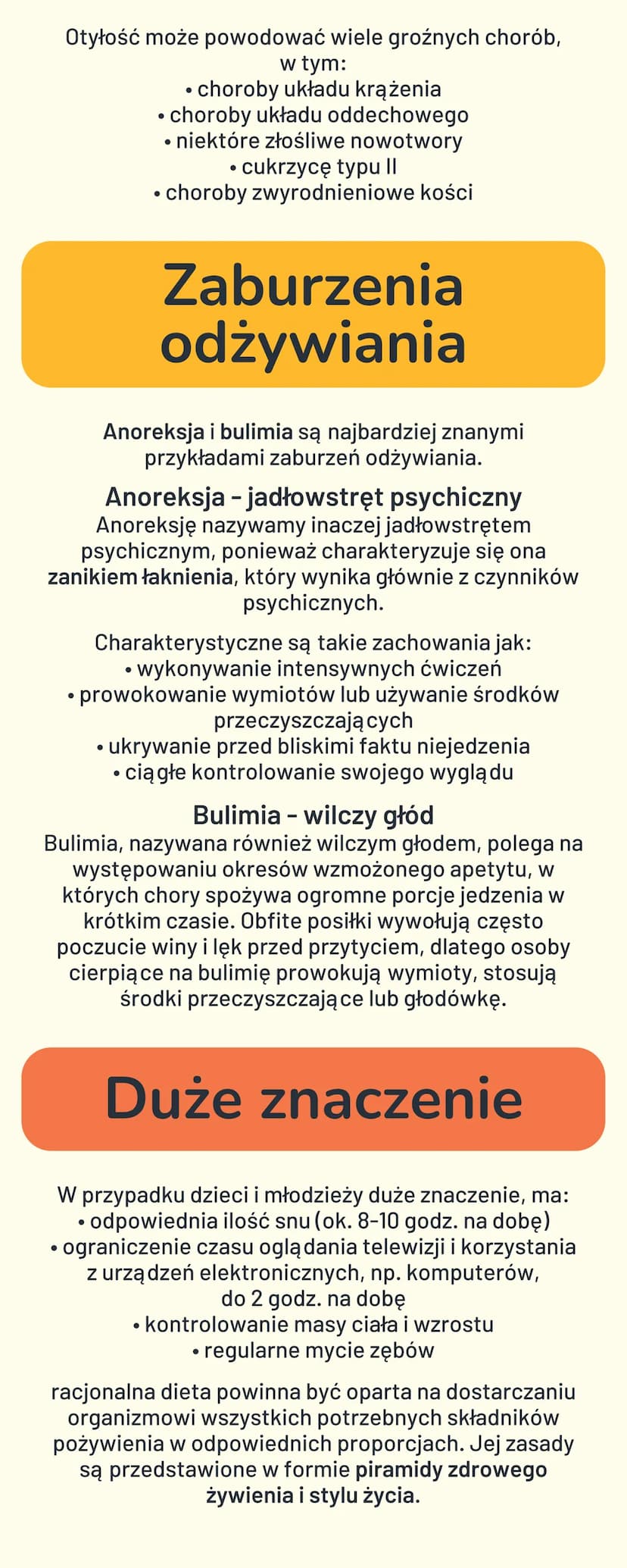 BUDOWA I FUNKCJE
UKŁADU
POKARMOWEGO
Cukry - główne
źródło energii
Cukry (węglowodany) to związki, których podstawową
funkcją jest dostarczen