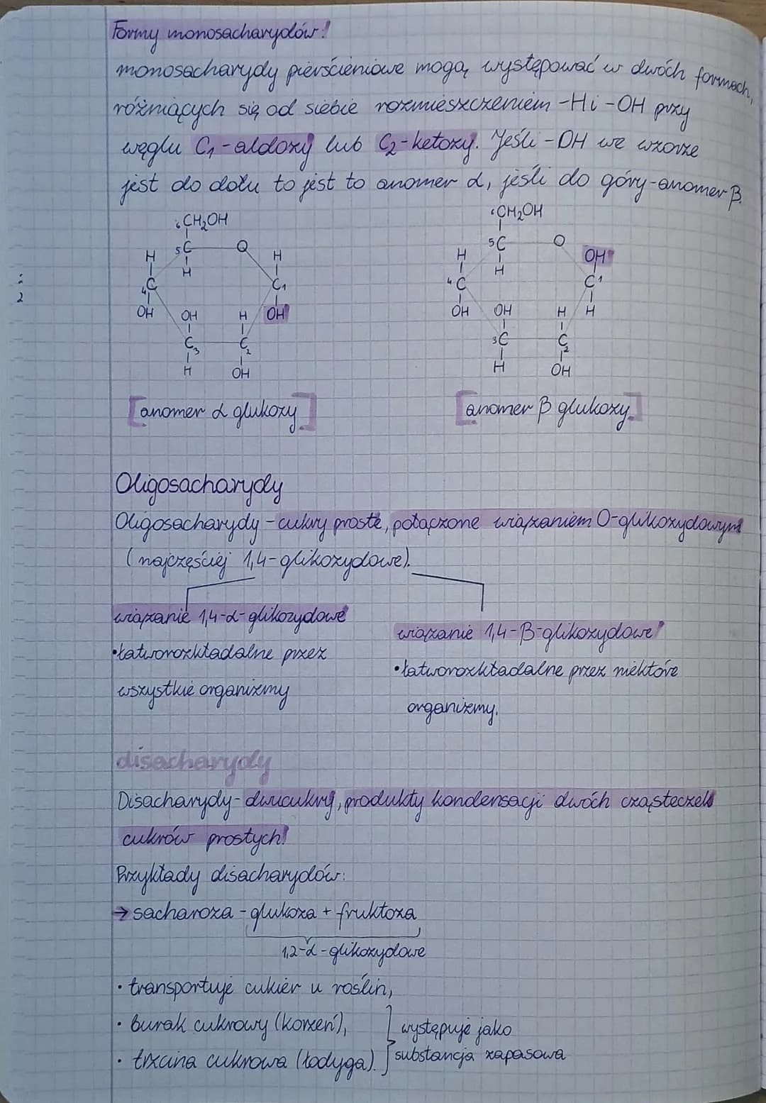 Sacharydy-cukry lub węglowodany, powstajape głównie w procesie fotosyntexy,
przeprowadzanym pixex organizmy autotrofickne. Są zbudowane x
we