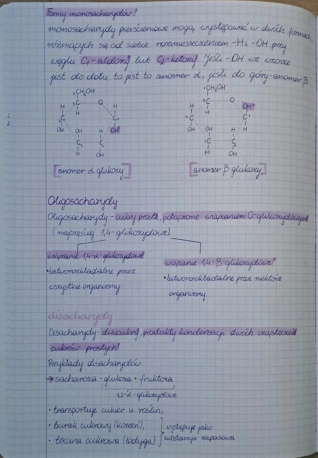 Sacharydy-cukry lub węglowodany, powstajape głównie w procesie fotosyntexy,
przeprowadzanym pixex organizmy autotrofickne. Są zbudowane x
we