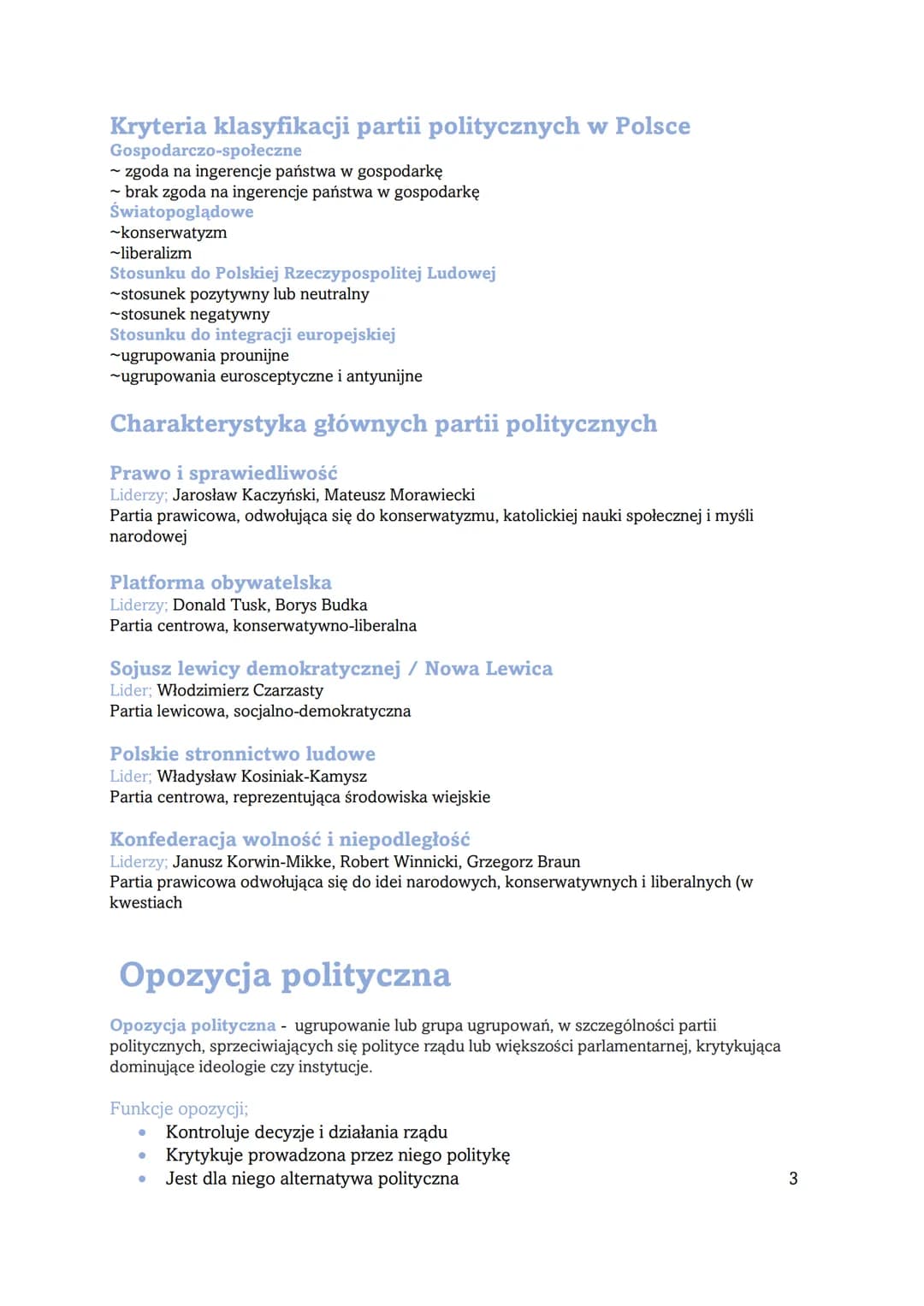 
<h2 id="partiepolityczne">Partie Polityczne</h2>
<p>Partia polityczna to dobrowolna organizacja dążąca do zdobycia lub utrzymania władzy w 