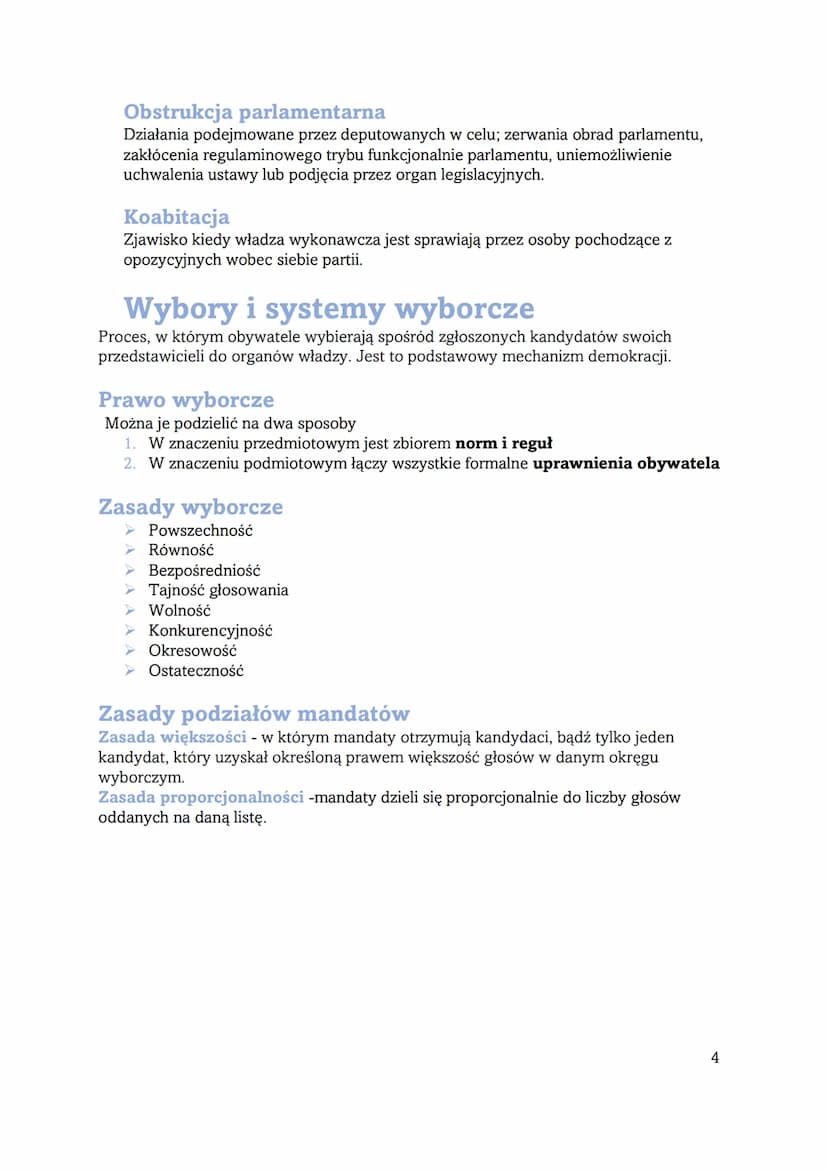 
<h2 id="partiepolityczne">Partie Polityczne</h2>
<p>Partia polityczna to dobrowolna organizacja dążąca do zdobycia lub utrzymania władzy w 